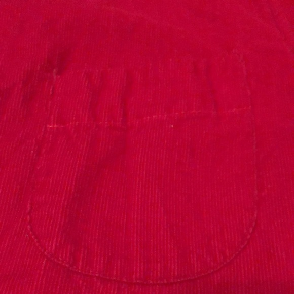THE BROADWAY red color Corduroy Robe - Picture 10 of 14